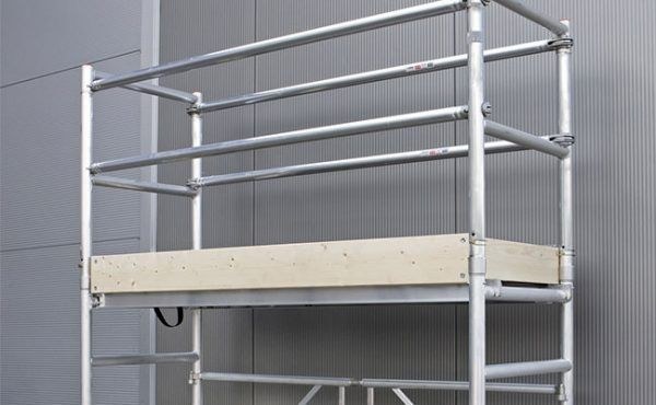 Alu Rollgerüst Turm 8,26 m Arbeitshöhe mieten bei Bauma