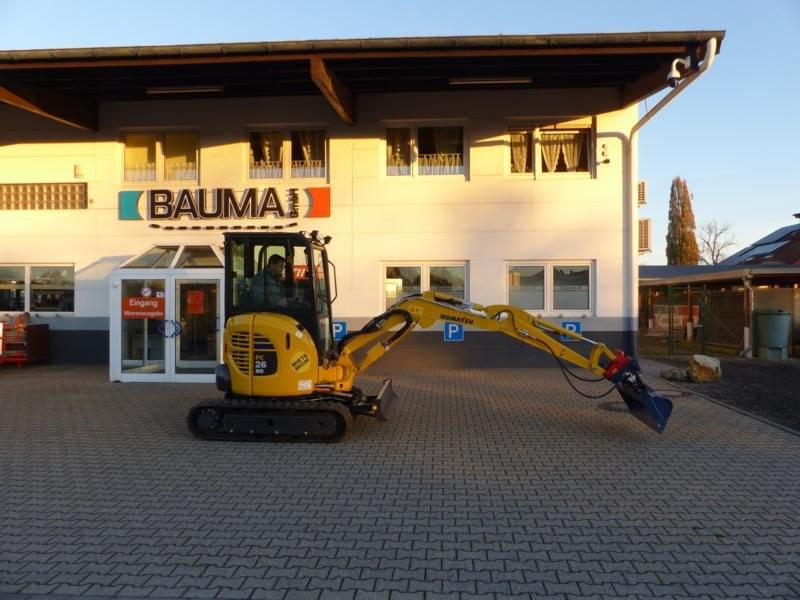 Minibagger 2,5t einen Tag u Vers mieten bei Bauma