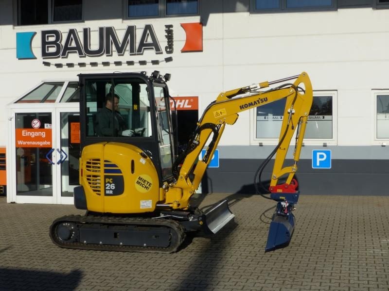 Gk Minibagger Komatsu Kettenbagger 2,6to mieten bei Bauma – 2