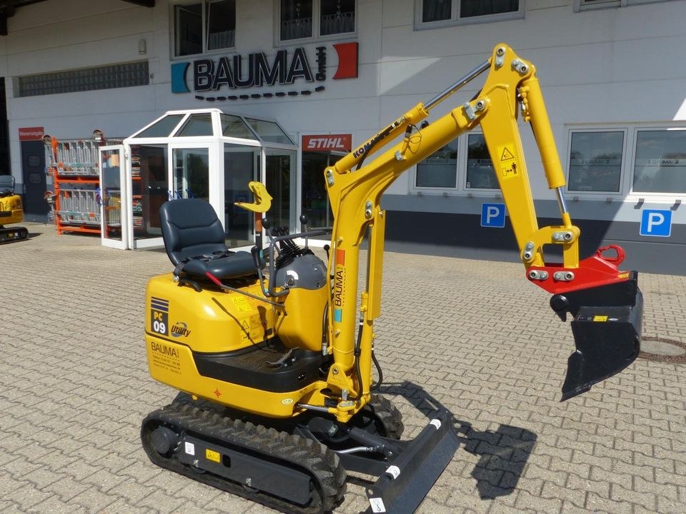 Minibagger 1to mieten bei Bauma – für Garten, Einfahrt & Fundament – 2