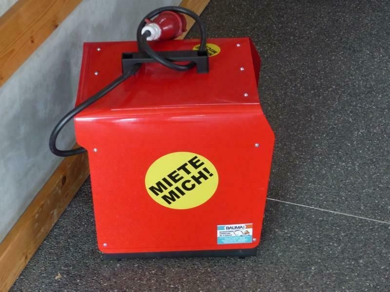 Heizgebläse 9 KW mieten bei Bauma – gegen Feuchtigkeit & Kälte – 3