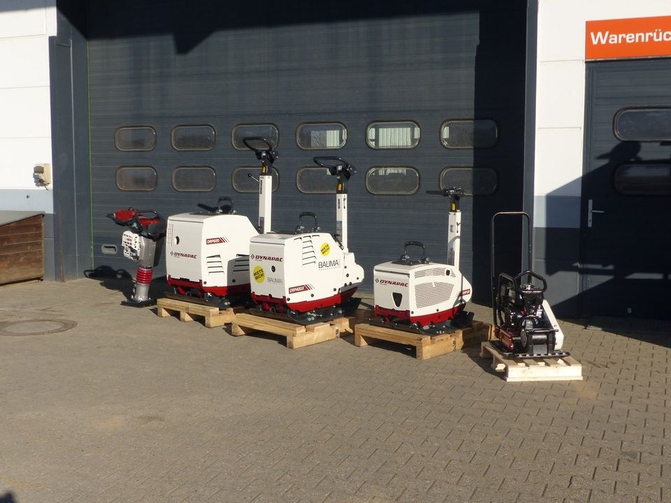 GK Verdichtungsmaschine Rüttler Rüttelplatte mieten bei Bauma