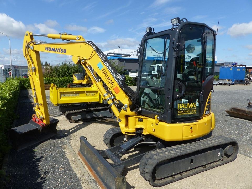 Minibagger 3,5to mieten bei Bauma – für Garten, Einfahrt & Fundament