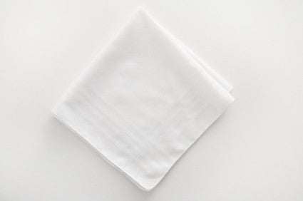Mundserviette (50 x 50 cm, schwarz)