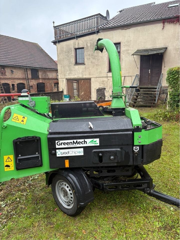 Schredder Häcksler Greenmech 160 Quadchip 16cm mieten in Zehdenick – 2