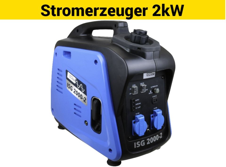 Tragbare Stromaggregat Stromerzeuger Generator mieten in Dreieich