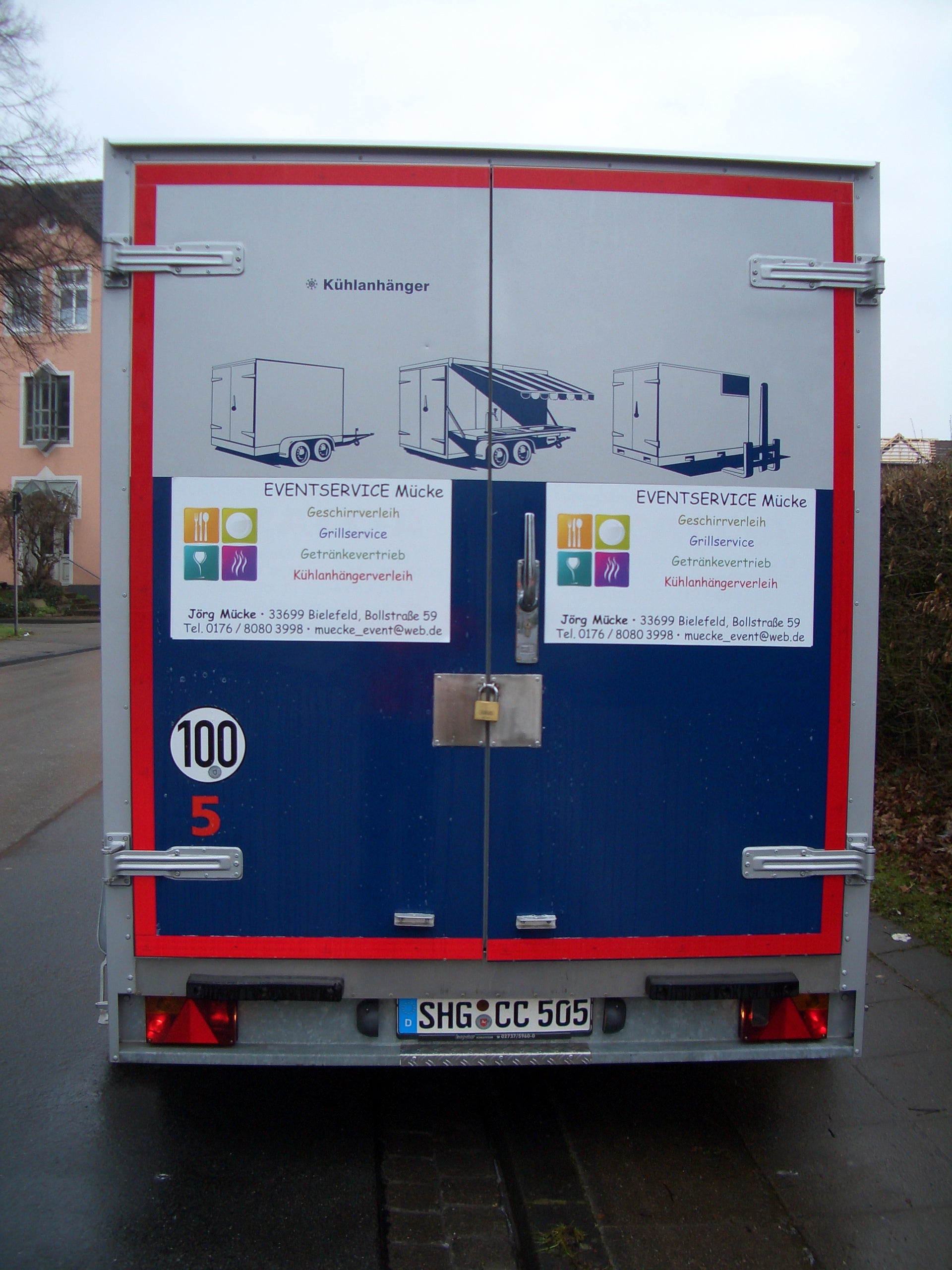 Kühlanhänger / Kühlwagen / Kühllager
