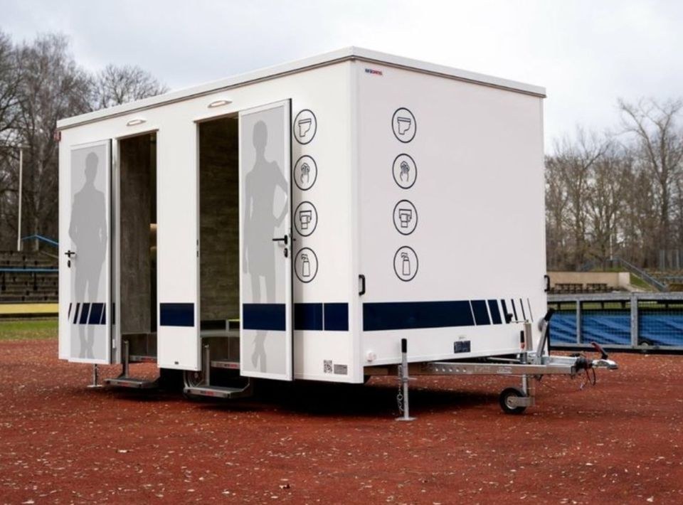 Toilettenwagen WC Wagen Klowagen mieten bei Vermietung Flachsbarth