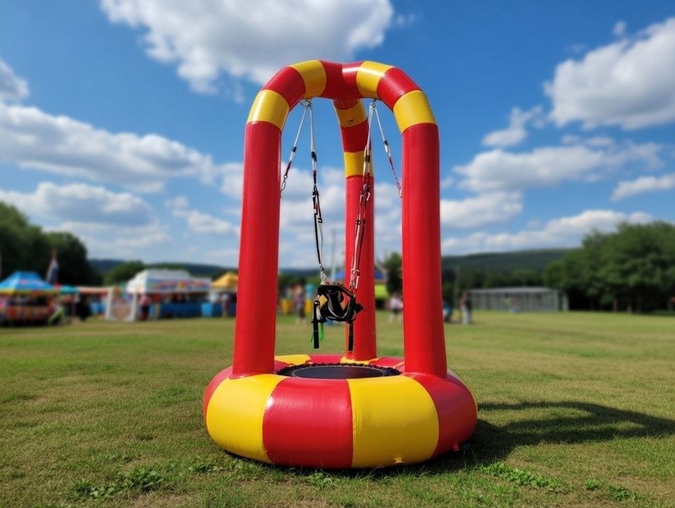 aufblasbarer Bungeetrampolin Bungee Trampolin mieten in Tottleben