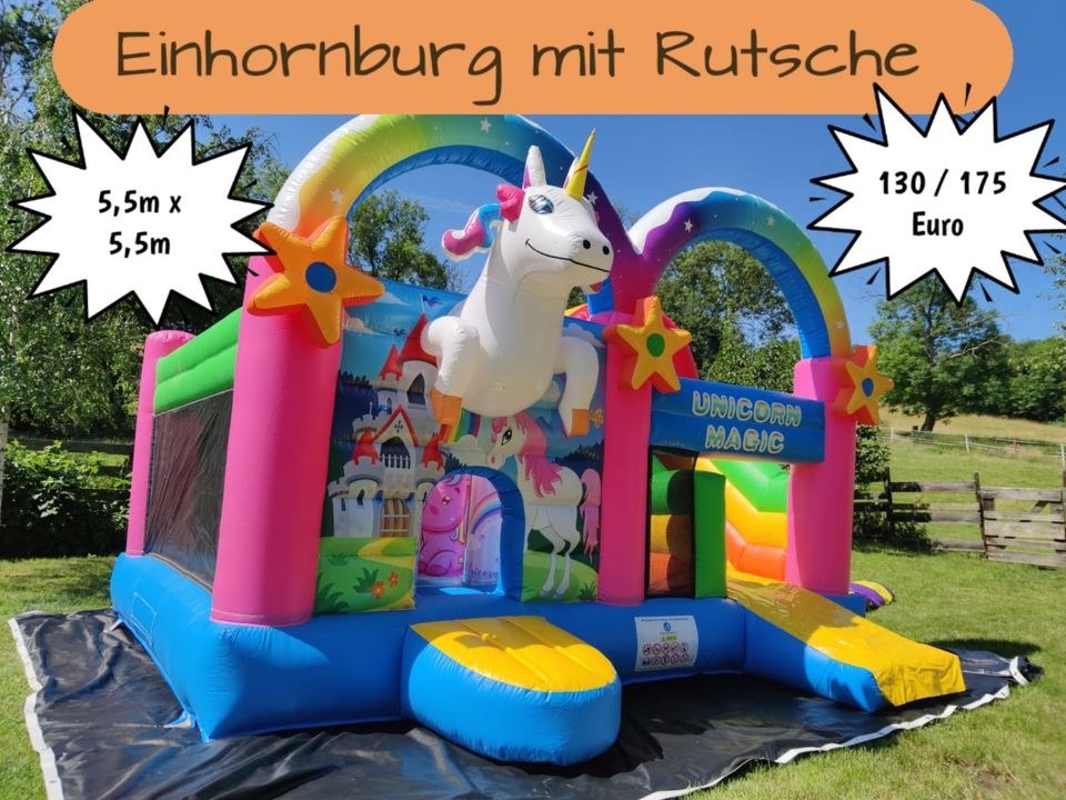 Hüpfburg Multiplay Rutsche Kindergeburtstag mieten in Tottleben
