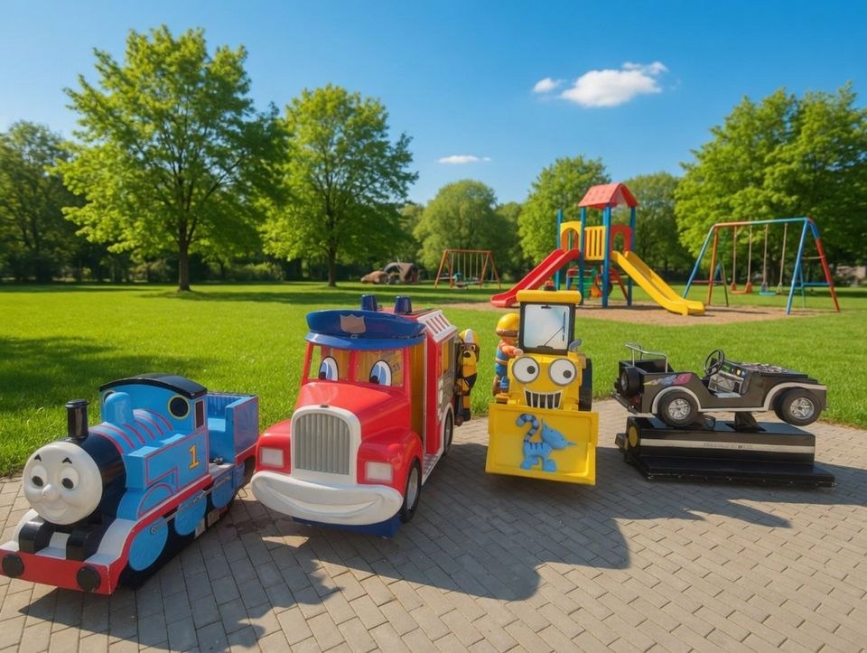 Kinderfahrgeschäft Kindereisenbahn Karussell mieten in Tottleben