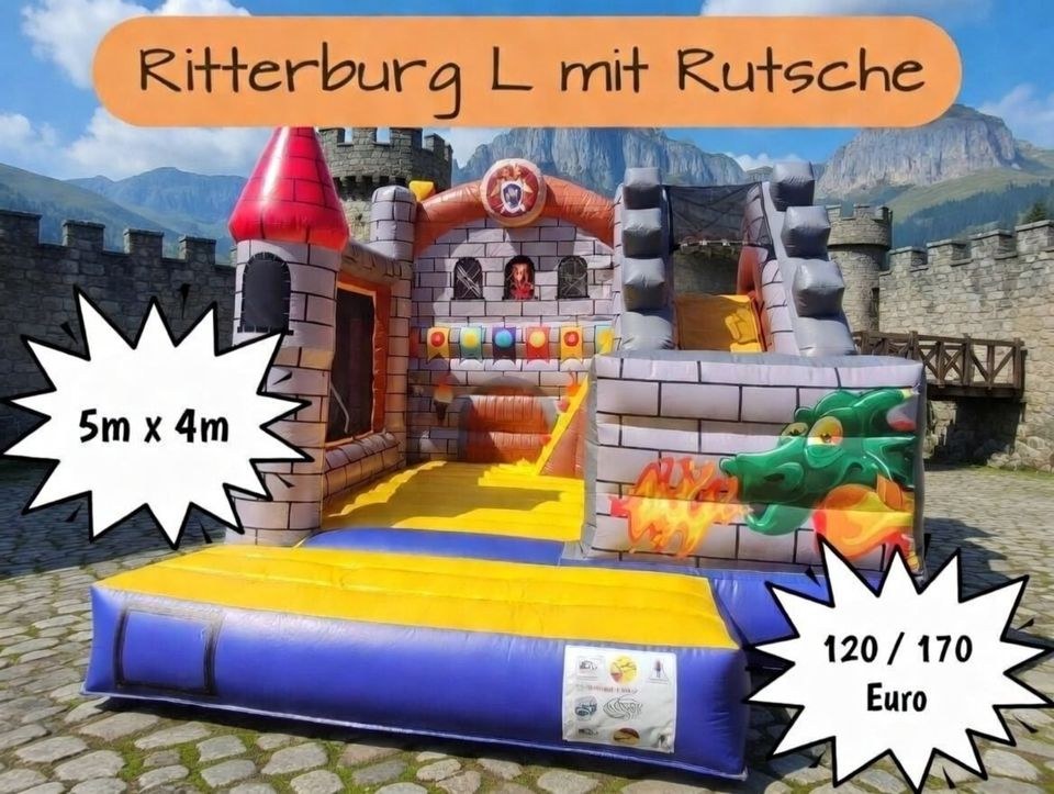 Hüpfburgen Fußballdart Rodeo,Bullriding mieten in Tottleben – 2