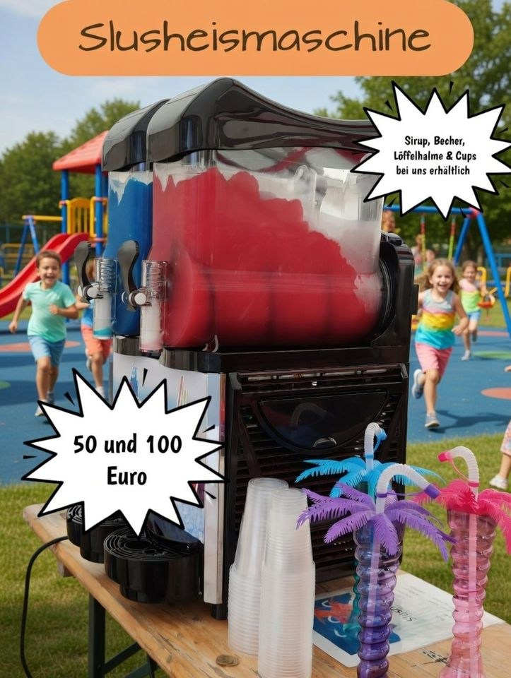 Slusheismaschine Slush Eis Slusheis Softeis mieten in Tottleben