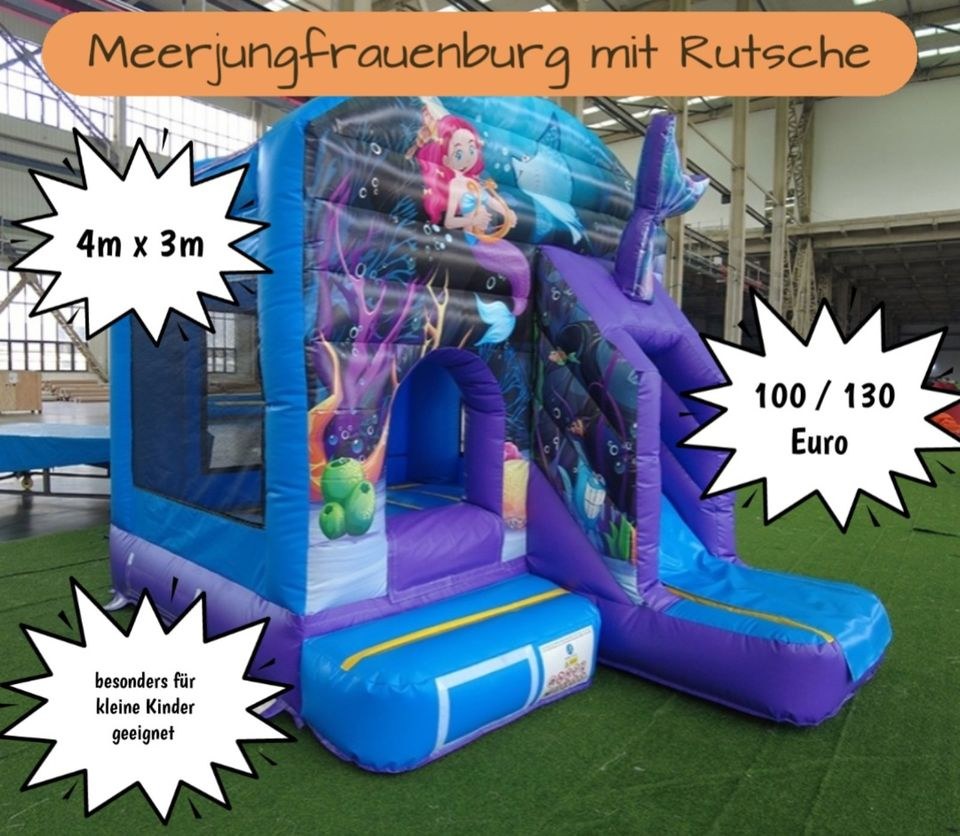 Hüpfburg Multiplay Rutsche Kindergeburtstag mieten in Tottleben – 2
