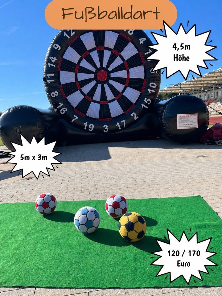 XXL Fußballdart Fußball Dart,Hüpfburg mieten in Tottleben