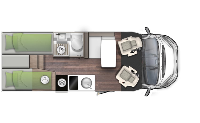 S4 - Slim Cruiser – Wohnmobil mieten in Rüsselsheim am Main – 2
