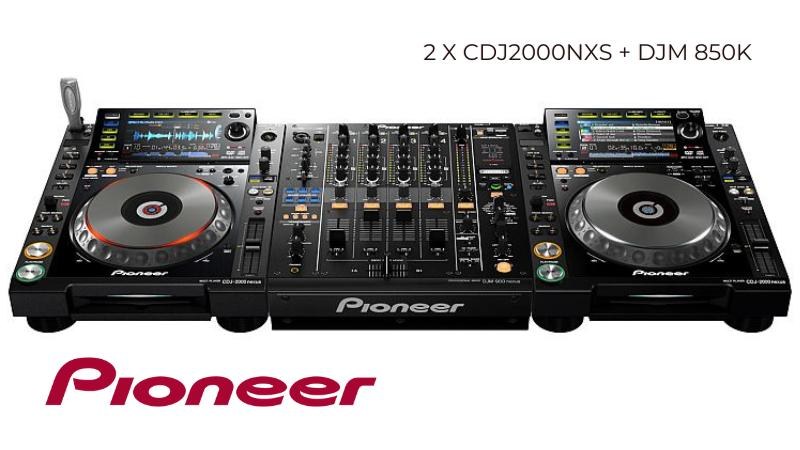 CDJ Set / DJ Technik / CD Player - Pioneer CDJ 2000NXS + Pioneer DJM 8 mieten in Dresden