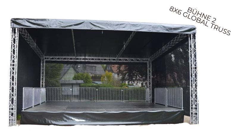 Bühne / Stage / Trussbox in den Größen 6x4m / 6x6m / 8x6m oder Sonderk mieten in Dresden