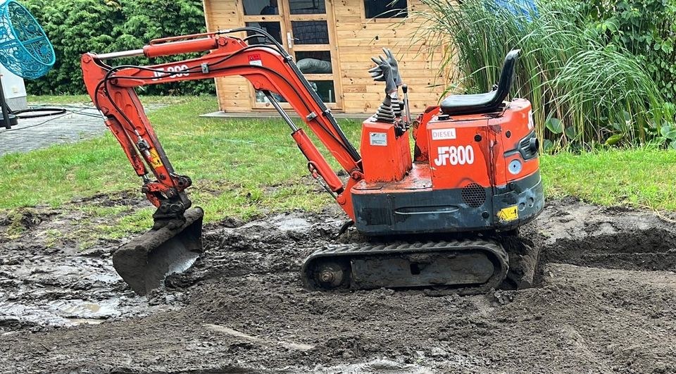 Bagger Minibagger mieten bei KFZ Meisterbetrieb Langfeldt