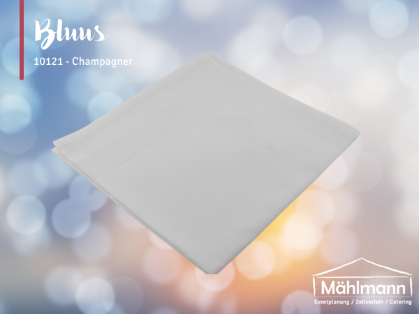 Stoffserviette/ Mundserviette - Baumwolle - viele verschiedene Farben, z.B. Champagnerfarben - 50x50cm - Hochzeit & Event - Versand – 4