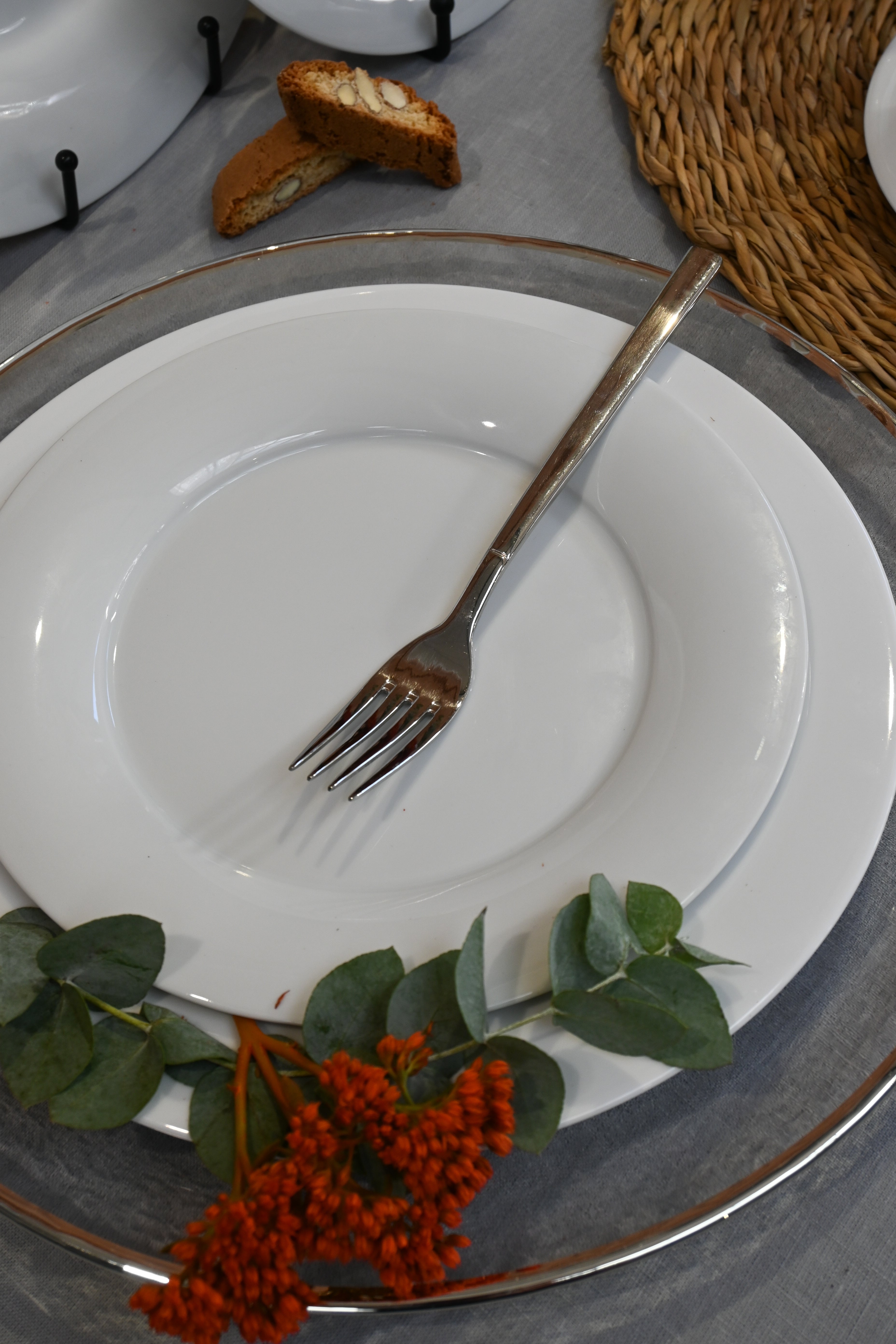 5tlg. Besteck/ Menübesteck/ Hochzeitsbesteck - Silber - extravagant - Hochzeit & Event - Versand – 4