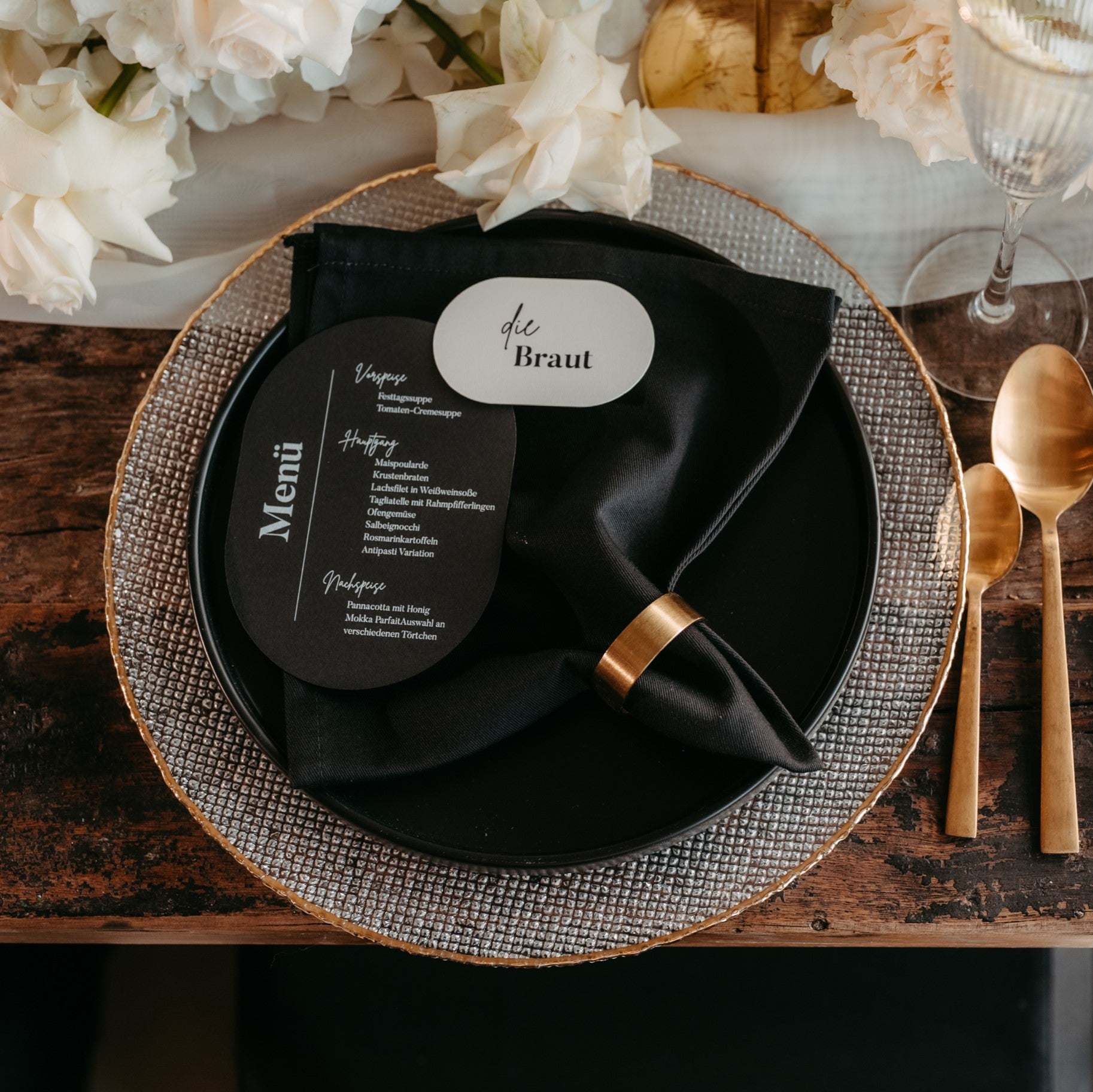 Serviettenring - Gold - Edel - Hochzeit & Event - Versand – 3