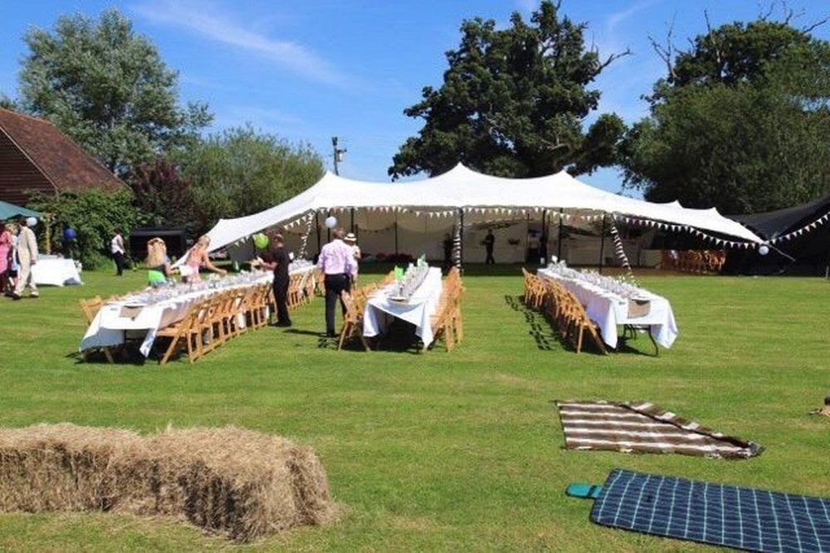 10x15m Partyzelt/ Stretchzelt/ Flexzelt - Hochzeit - outdoor Event – 3
