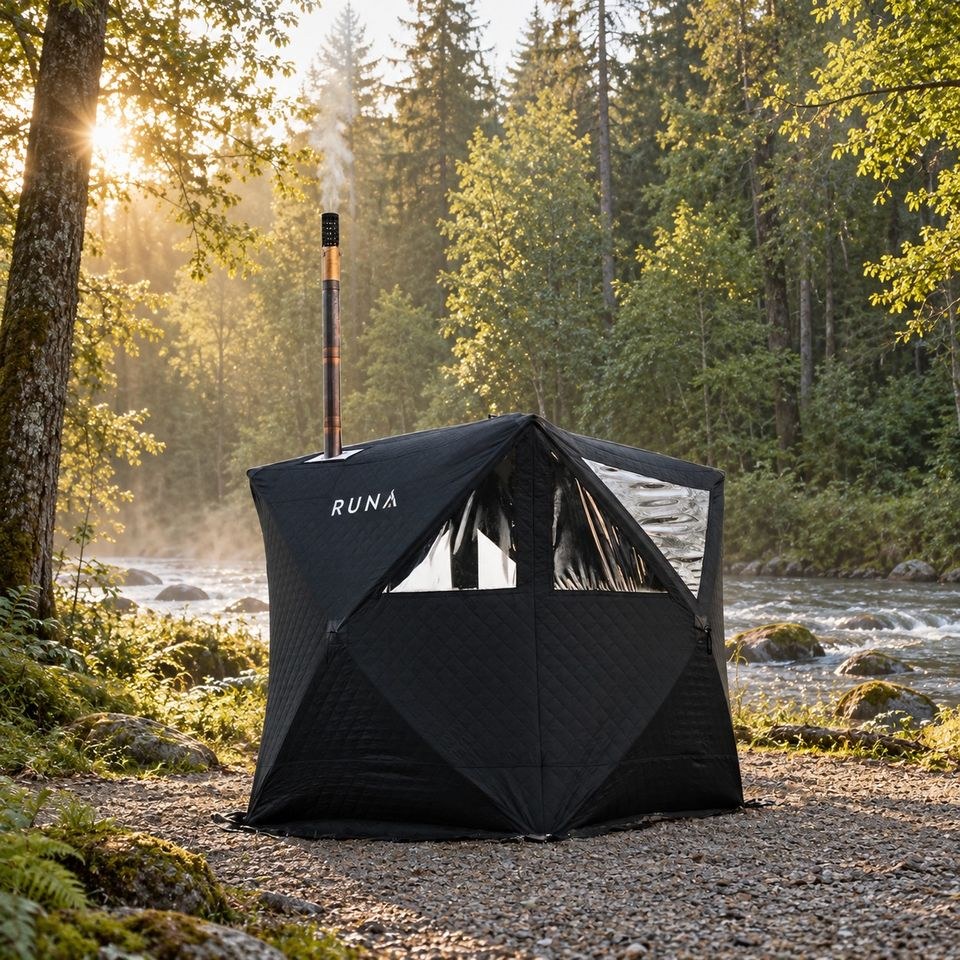 RUNA Zeltsauna Saunazelt mobile Sauna mieten bei Hibert Rental – 2