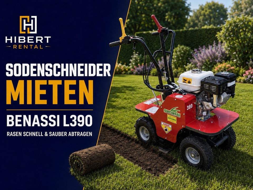 Rasenschälmaschine Rasensodenschneider mieten bei Hibert Rental