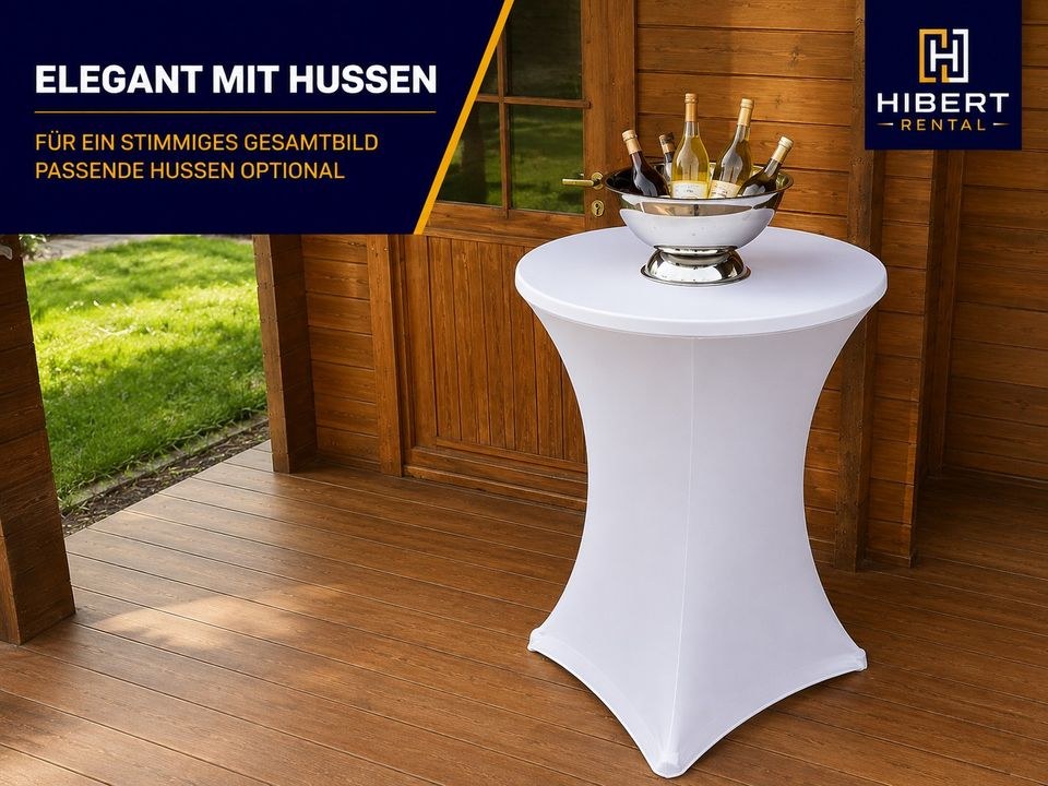 1 STEHTISCHE 80CM mieten bei Hibert Rental – für Empfang & Party – 4