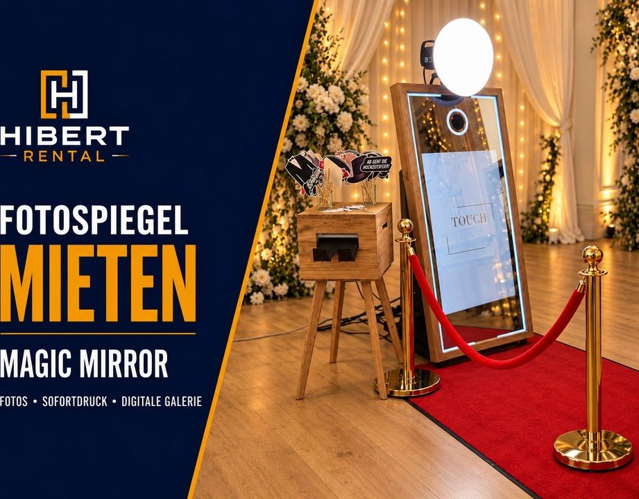 FOTOSPIEGEL mieten bei Hibert Rental – das Highlight auf jeder Feier