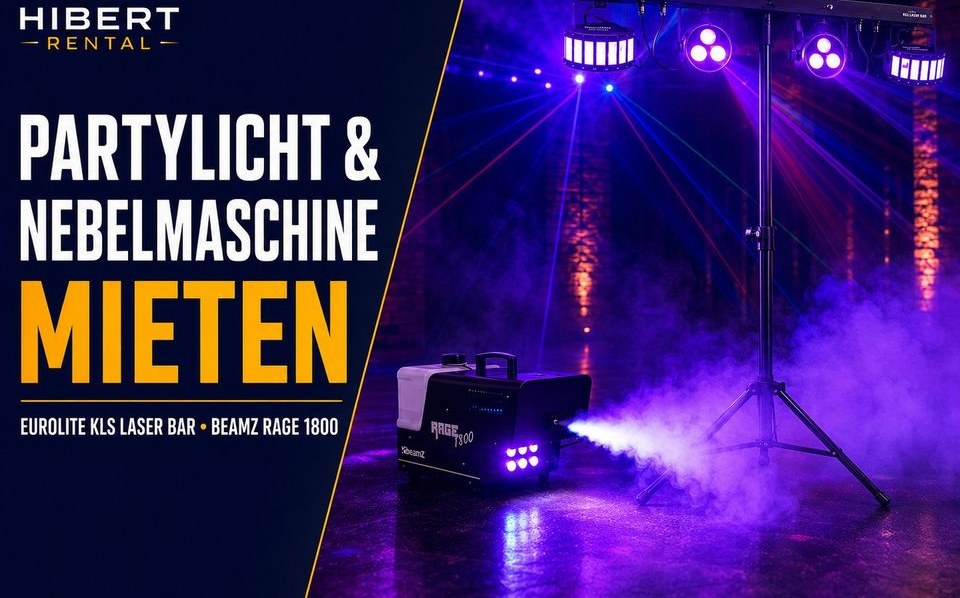 PARTYLICHT mieten bei Hibert Rental – Party-Sound