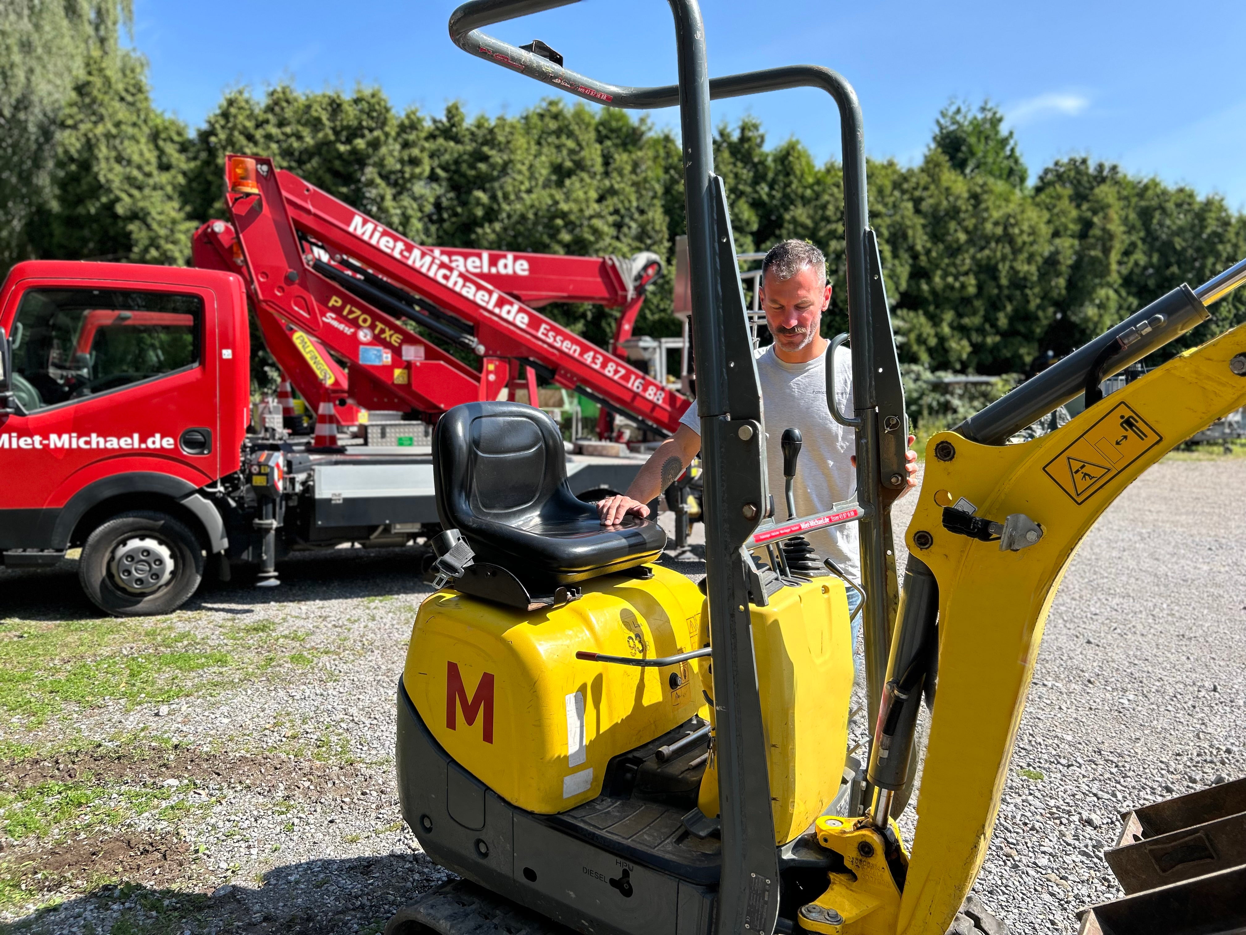 Bagger 0.8t, Wacker Neuson 803 – 2