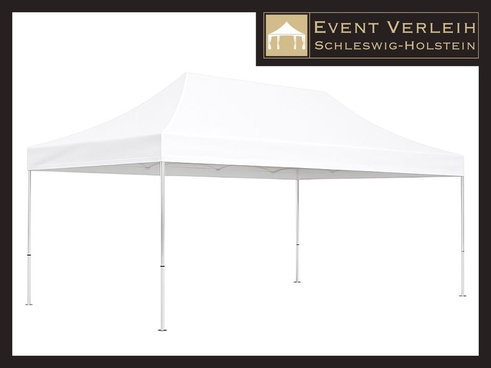 4 x 6 m Faltpavillon Partyzelt Festzelt in Kiel mieten – Eventverleih