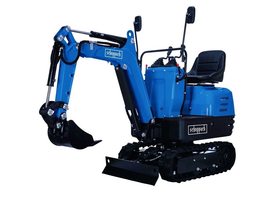 Minibagger Benzin Bagger Scheppach mieten bei Skyline Rental