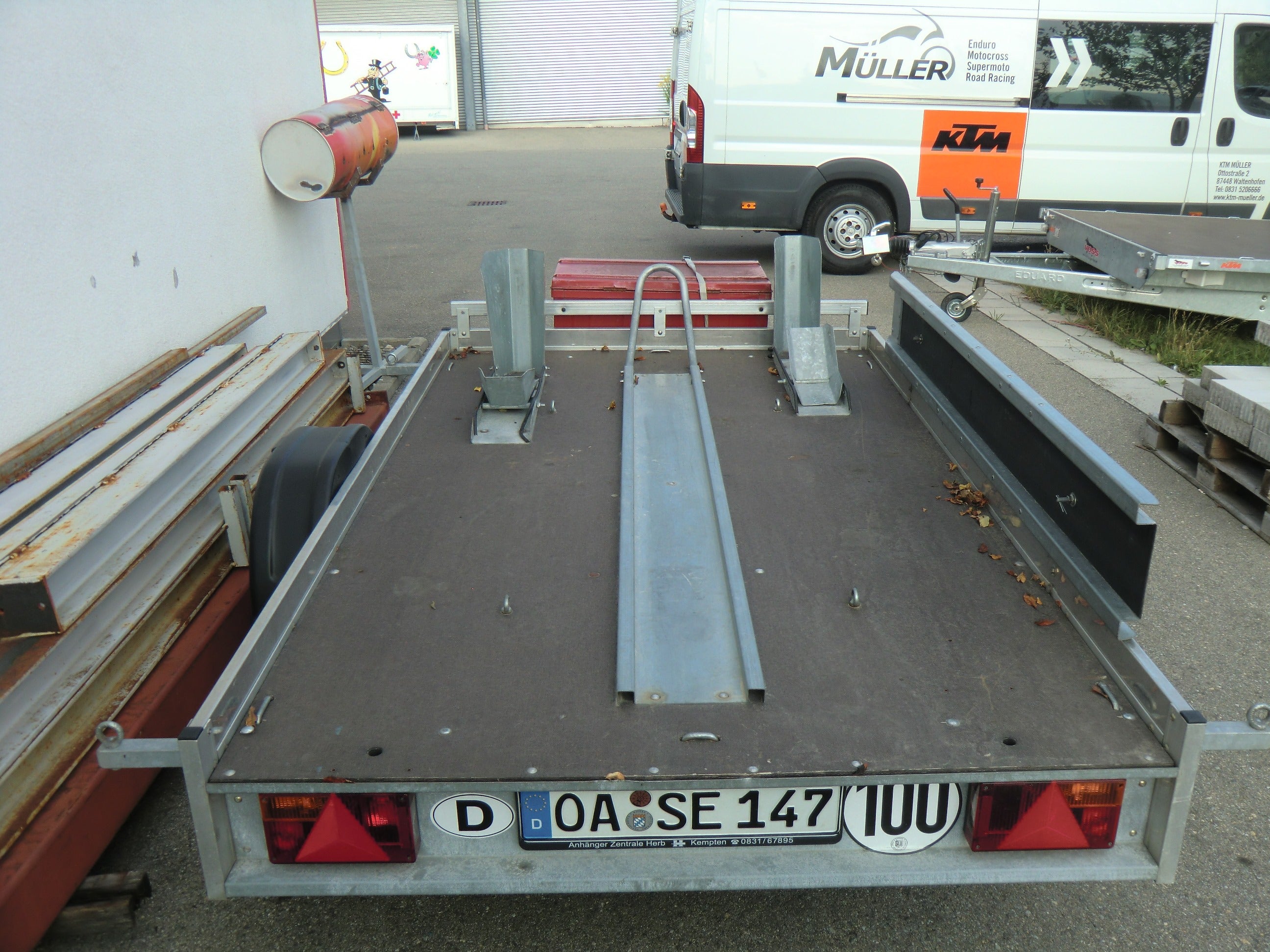 Motorradanhänger für 3 Motorräder – 2