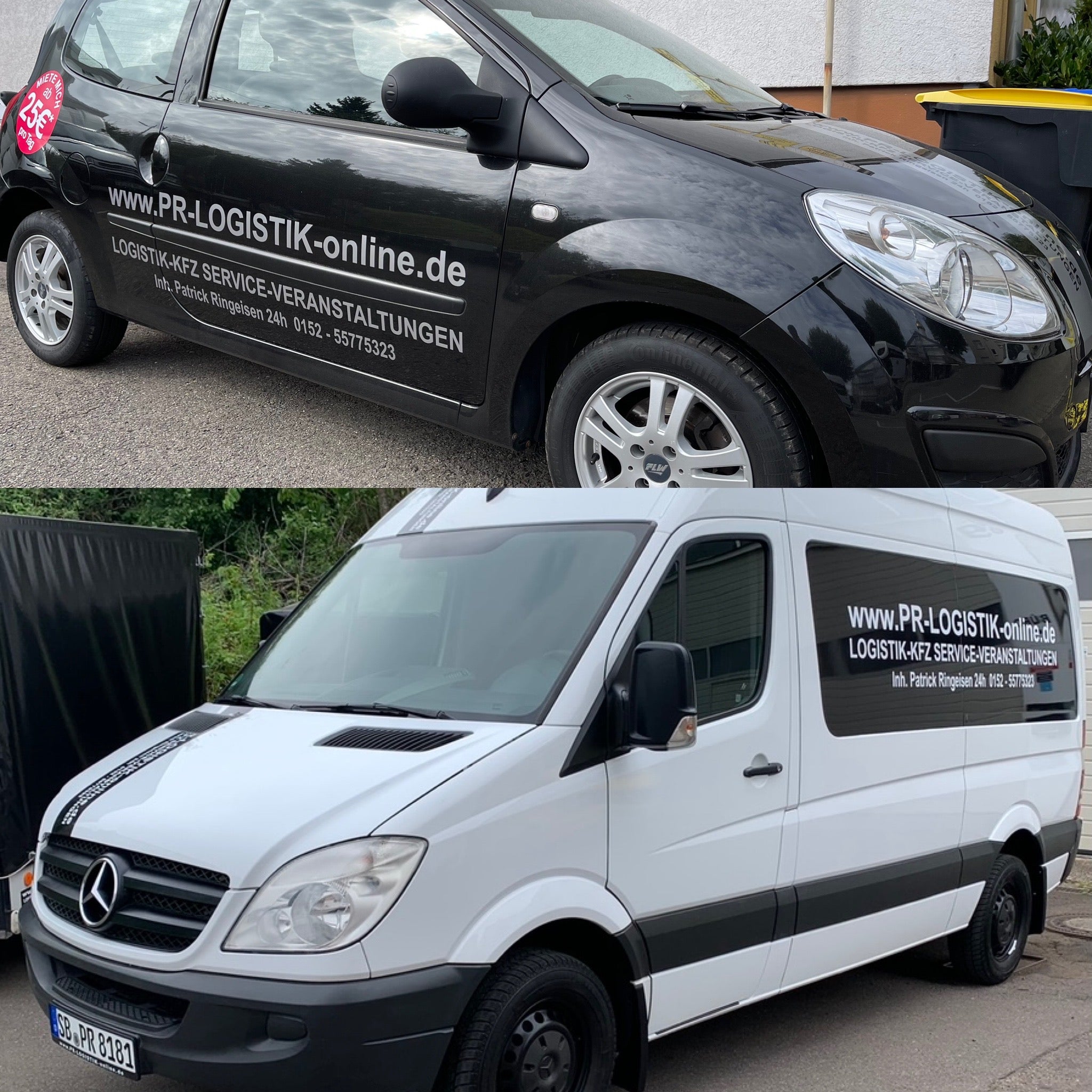 Transporter bis LKW mit Fahrer! / Autovermietung