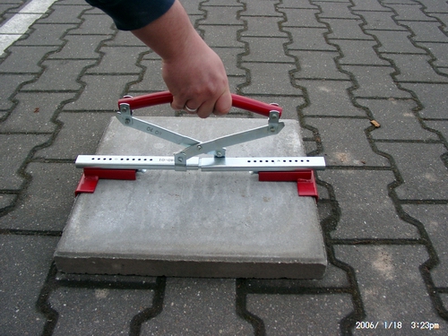Plattenheber für Gehwegplatten bis 50 cm – 2