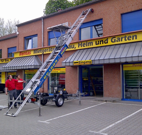 Dachdecker-/Schrägaufzug, 17 m, Anhängergerät, Elektro – 3