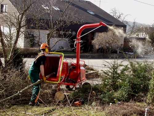 Häcksler bis 15 cm Aststärke, Diesel / Benzin, Anhängergerät – 3