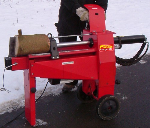 Holzspalter, 7/9 t Spaltkraft, 230 V, liegend – 2