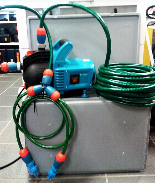 Wasserbettenpumpe mit dualen Befüll- und Entleerungsschläuchen – 2
