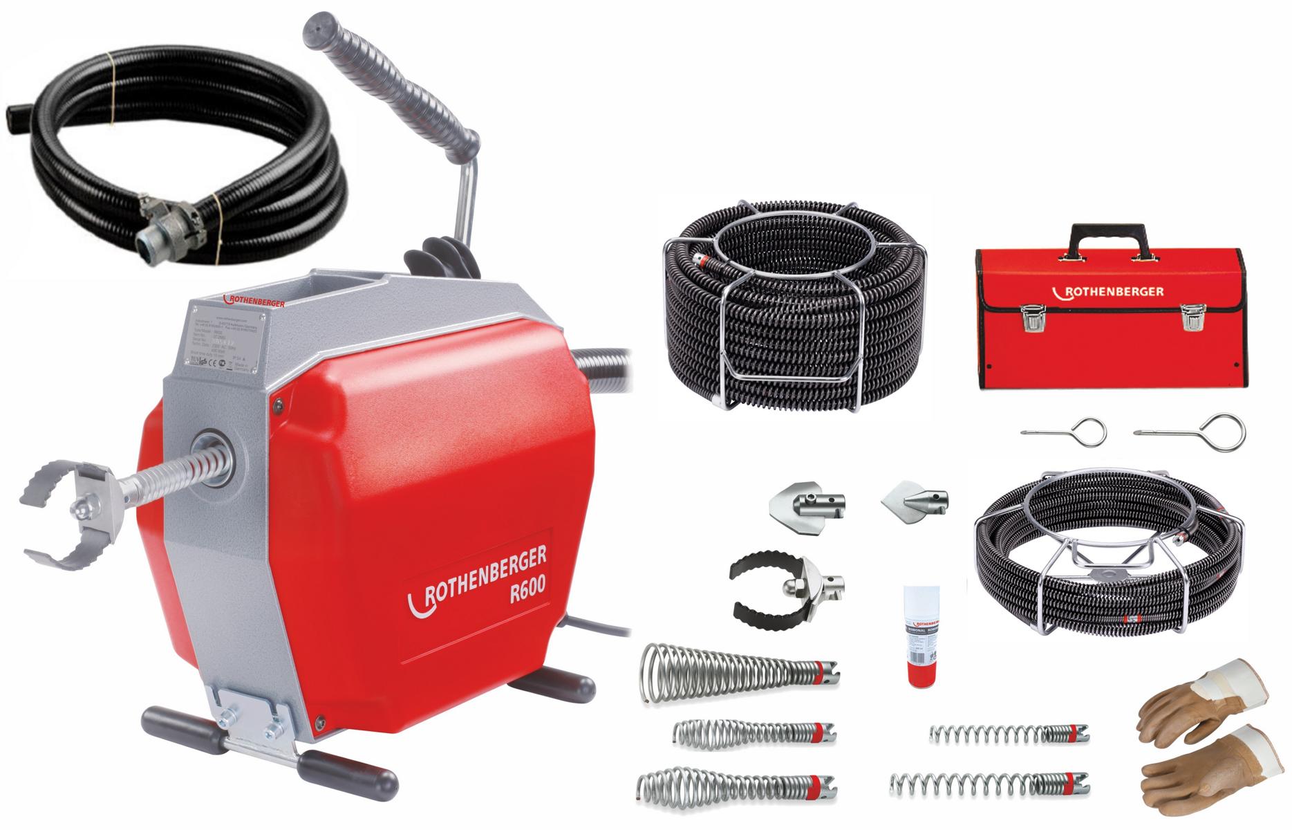 Rohrreinigungsmaschine bis 20 m, Elektro