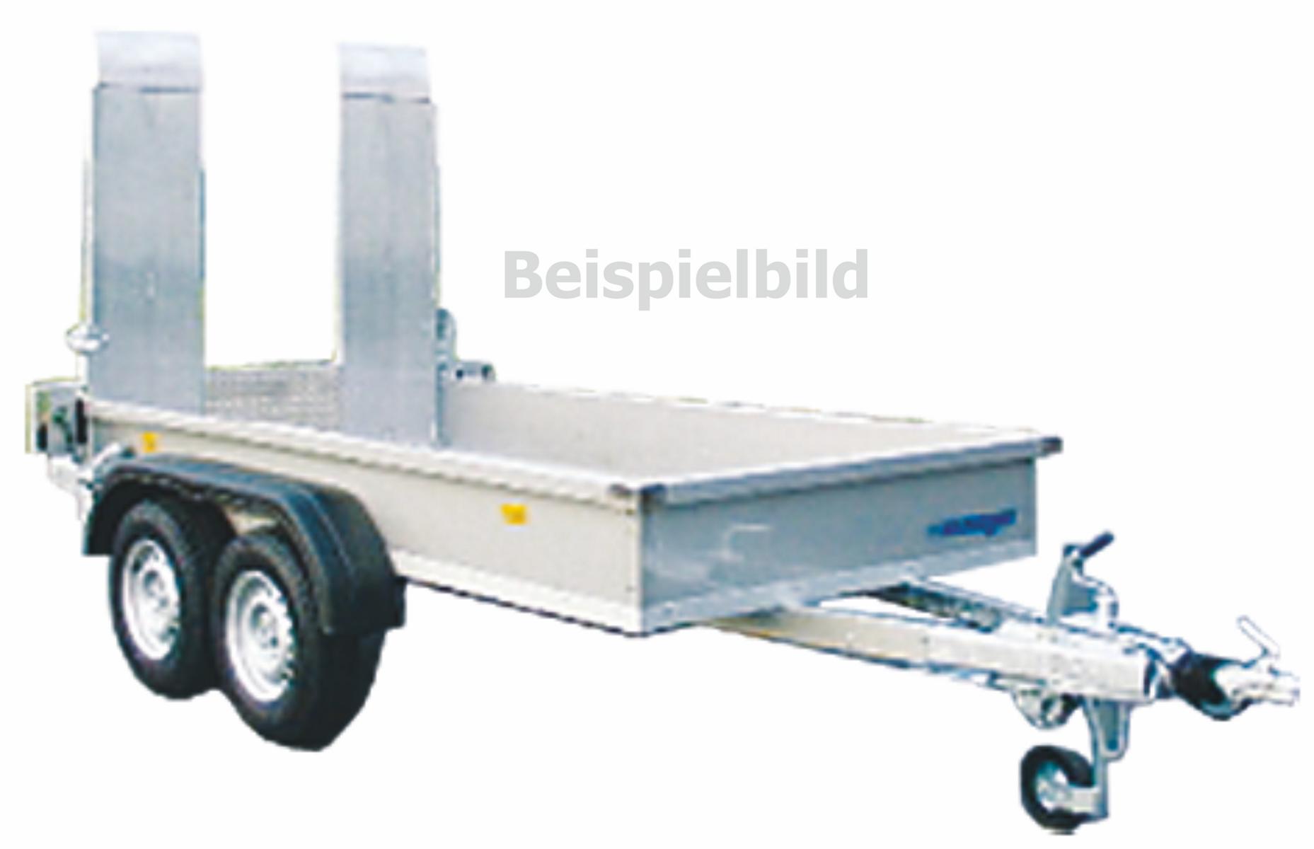Anhänger für Minibagger, zul. GG 3.500 kg, Nutzlast max. 3.000 kg