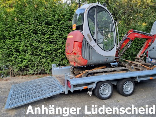 Anhänger für Minibagger, zul. GG 3.100 kg, Nutzlast max. 2.500 kg – 3