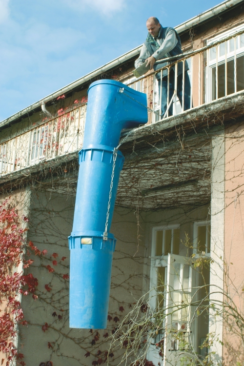 Bauschuttrutschen, 3 m, inkl. Trichter – 2
