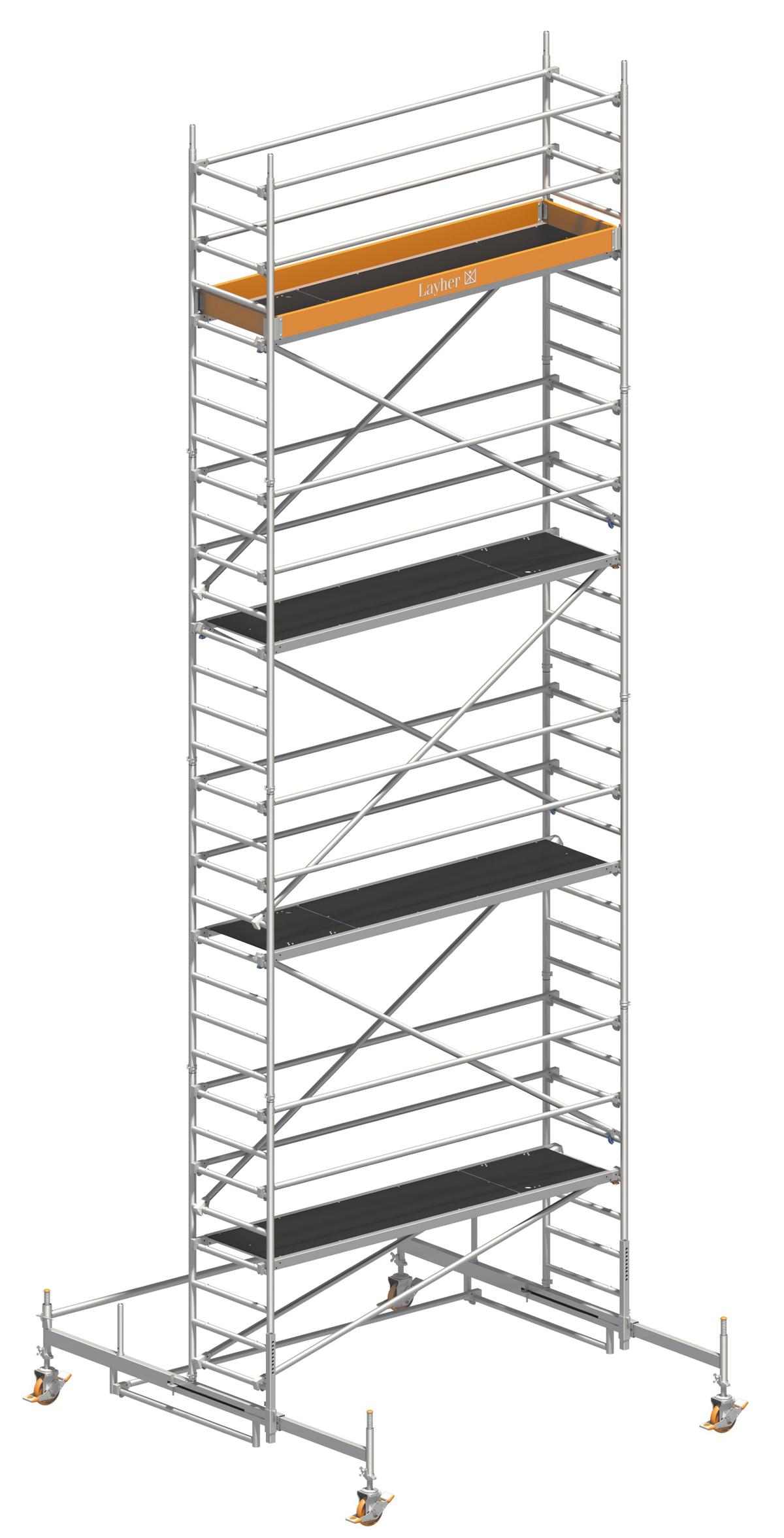 Rollgerüst, Höhe bis 8,5 m, Länge ca. 3 m