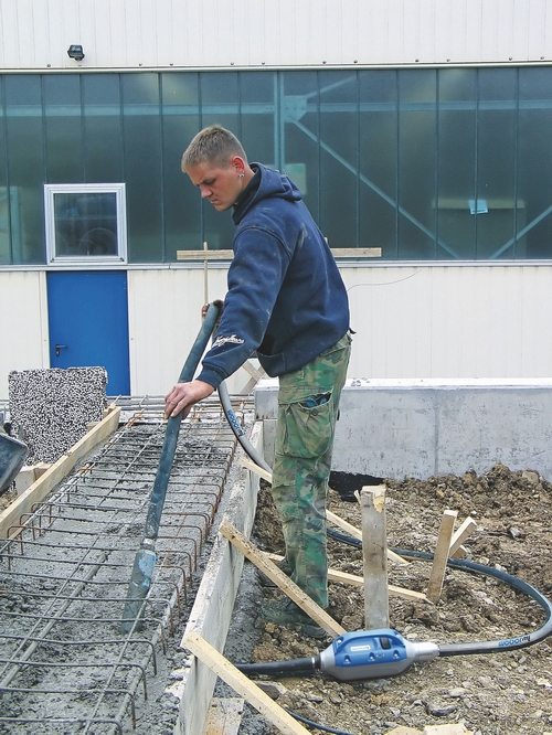Beton-Innenrüttler, 58 mm mit Frequenzumformer – 2