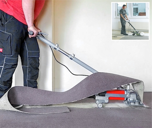 Teppichstripper mit Fahrgestell – 2