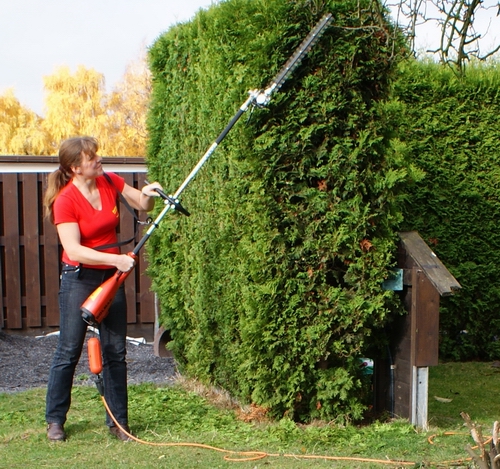 Heckenschere für hohe Hecken, Elektro – 2